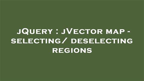 jquery regions.
